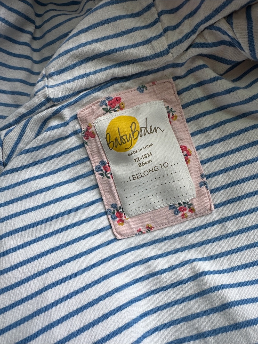 Baby Boden Floral Quilted Jacket - Picture 2 of 6